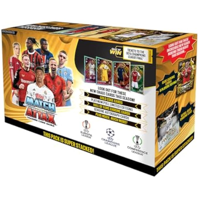 rayihni UEFA CHAMPIONS LEAGUE MATCH ATTAX 24/25 TRADING AND COLLECTIBLE CARD GAME (FLOW PACK OF 40) - Image 2